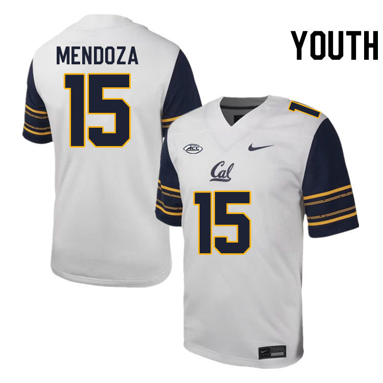 Youth #15 Fernando Mendoza California Golden Bears ACC Conference College Football Jerseys Stitched